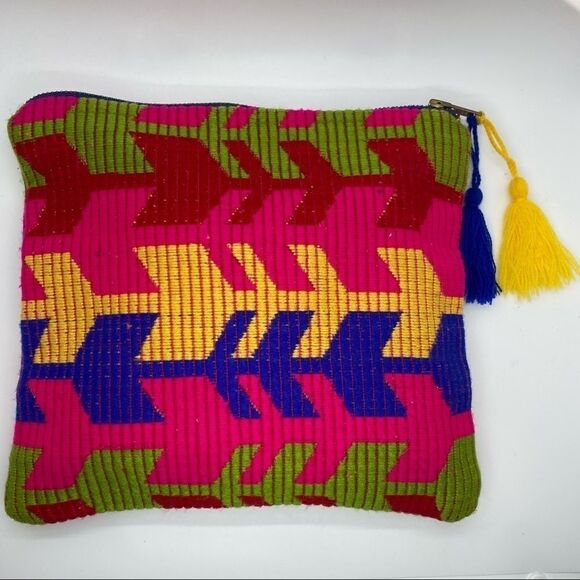 Judith March Aztec Design Makeup Bag - Picture 2 of 5